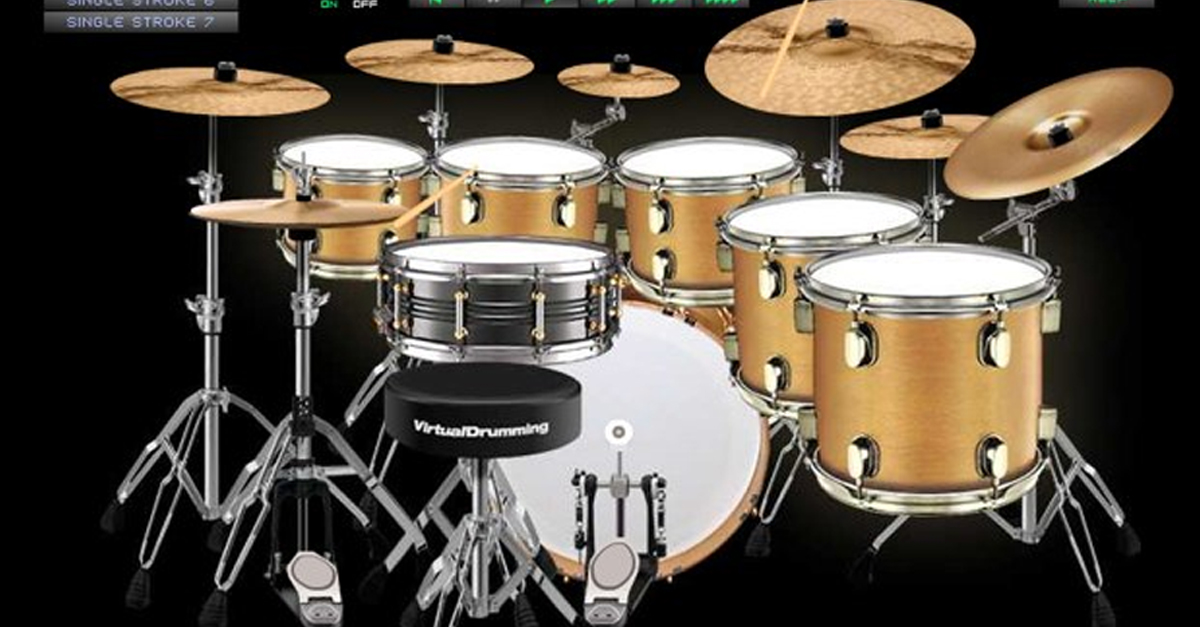 Virtual on sale drumming drums